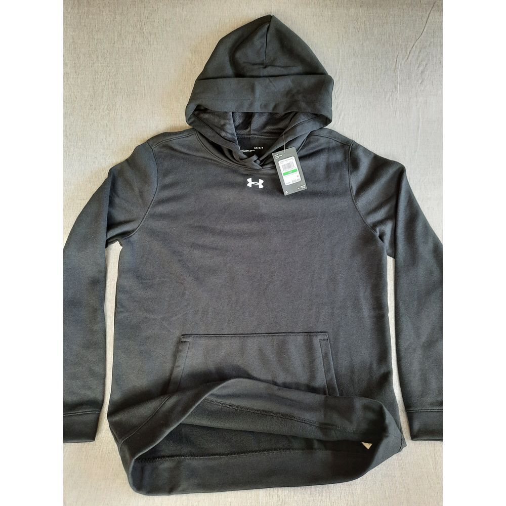 Under Armour Loose Women's Large Hustle Fleece Hoody Drawstring Scuba Sweater